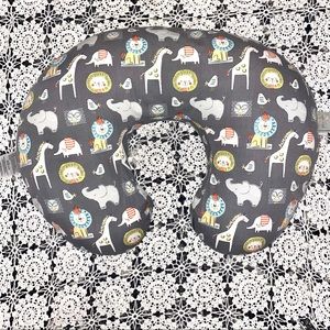 Gender neutral animal print boppy pillow